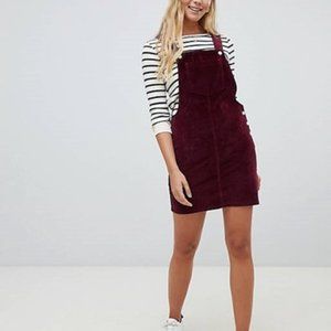 Brave Soul London Corduroy Overall Dress